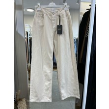Nuss Kot Pantolon Ekru 4442
