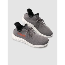 Cabani Özel Tasarım Efessostriko Erkek Sneaker Ayakkabı 329B1438  Füme