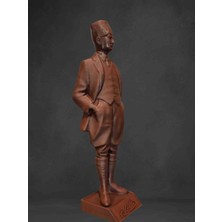DEMİR MOBİLE PLA Plastik 3D Üretim 21  cm  Imzalı Atatürk Biblo