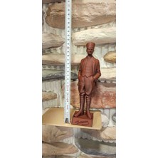 DEMİR MOBİLE PLA Plastik 3D Üretim 21  cm  Imzalı Atatürk Biblo