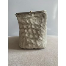 Handmade Aç-Kapa Örgü El Çantası