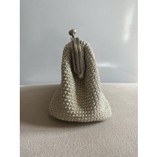 Handmade Aç-Kapa Örgü El Çantası