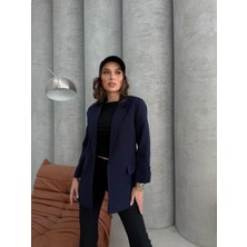 Lacivert Blazer Ceket