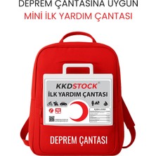 Kkdstock Mini İlk Yardım Ecza Çantası İlk Yardım Seti Deprem Çantasına Uygun Acil Müdahale Çantası