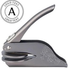 Soğuk Mühür Kabartma Damga Çelik Baskı Presi Desenli Antrasit