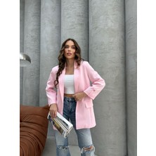 Pembe Blazer Ceket
