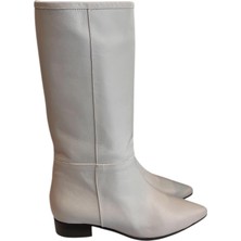 Tufan Shoes Ten  Deri Kısa Boy Çizme