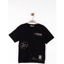 Nk Erkek Çocuk Simple Tshirt 8-14 Yaş Siyah