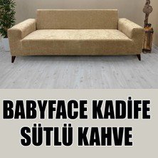 Babyface Kadife Kumaş Üçlü & Çekyat Koltuk Kılıfı