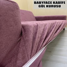 Babyface Kadife Kumaş Üçlü & Çekyat Koltuk Kılıfı