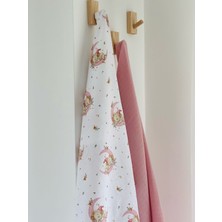 %100 Pamuk 2'li Müslin Bebek Battaniye Seti Oeko-Tex Sertifikalı Müslin Örtü 80 x 90 cm