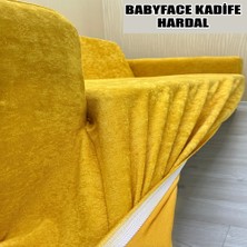 Babyface Kadife Kumaş Üçlü & Çekyat Koltuk Kılıfı