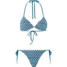 Dantel Desenli Bikini Takımı