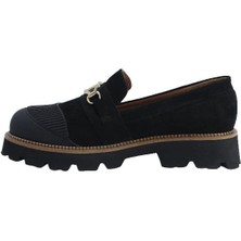 Poletto   Deri Sıyah Loafer Düz 02 318 05