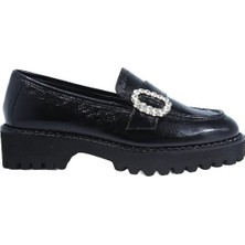 Poletto   Deri Sıyah Loafer Düz 780 23