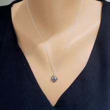 Nusret Takı 925 Ayar Gümüş Çınar Yaprağı Kolye