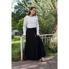 Beli Lastikli Süper Kloş Etek