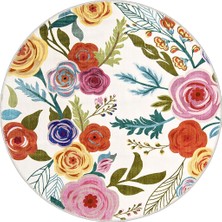 Şönil Halı, Makinada Yıkanabilir, Kaymaz Dokuma Taban, Modern & Dekoratif Tasarım FR828