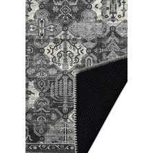 Şönil Halı, Makinada Yıkanabilir, Kaymaz Dokuma Taban, Modern & Dekoratif Tasarım FR455
