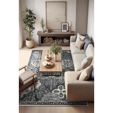Şönil Halı, Makinada Yıkanabilir, Kaymaz Dokuma Taban, Modern & Dekoratif Tasarım FR458