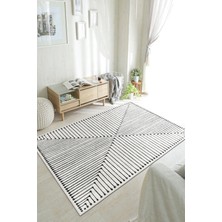Şönil Halı, Makinada Yıkanabilir, Kaymaz Dokuma Taban, Modern & Dekoratif Tasarım FR344