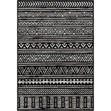 Şönil Halı, Makinada Yıkanabilir, Kaymaz Dokuma Taban, Modern & Dekoratif Tasarım FR496