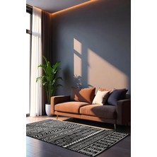 Şönil Halı, Makinada Yıkanabilir, Kaymaz Dokuma Taban, Modern & Dekoratif Tasarım FR496