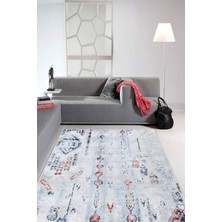 Şönil Halı, Makinada Yıkanabilir, Kaymaz Dokuma Taban, Modern & Dekoratif Tasarım FR1244