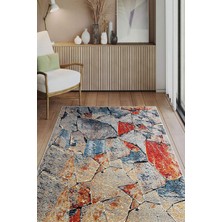 Şönil Halı, Makinada Yıkanabilir, Kaymaz Dokuma Taban, Modern & Dekoratif Tasarım FR1084