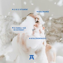 ATHENIAS Niacinamide, E ve C Vitamini Içeren Duş Jeli 250 ml Sls Içermeyen Nemlendirici Spa Keyfi