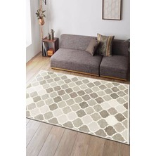 Şönil Halı, Makinada Yıkanabilir, Kaymaz Dokuma Taban, Modern & Dekoratif Tasarım FR741