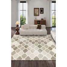 Şönil Halı, Makinada Yıkanabilir, Kaymaz Dokuma Taban, Modern & Dekoratif Tasarım FR741