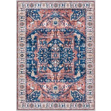 Şönil Halı, Makinada Yıkanabilir, Kaymaz Dokuma Taban, Modern & Dekoratif Tasarım FR1382