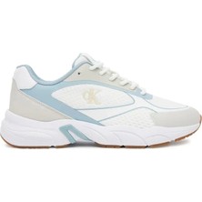 Calvin Klein  Kadın Beyaz  Retro Tenis Örgü Sneaker