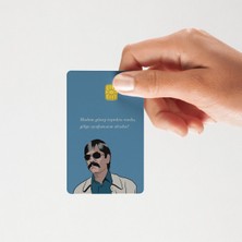 Kurtlar Vadisi Pala Koleksiyonu 4'lü Kart Kaplama Sticker Set