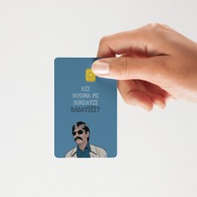Kurtlar Vadisi Pala Koleksiyonu 4'lü Kart Kaplama Sticker Set
