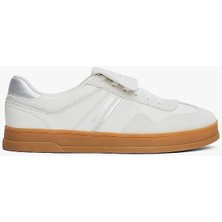 Tommy Hilfger Kadın Metalik  Deri Sneaker