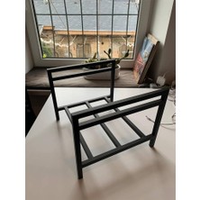 Metal Plaklık Dekoratif Dergilik Mini Kitaplık