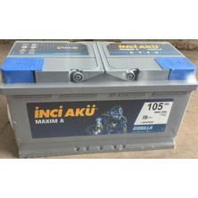 Inci Akü 12V 105 Ah Üretim 2025/03