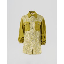 Metal Düğmeli Süslemeli Kadın Ceket