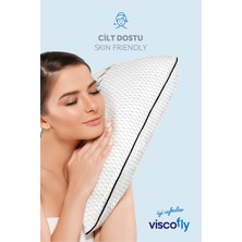 Visco Fly Visco Parçacıklı Klasik Yastık - 57 x 40 x 12  cm  -  1200 gr Iç Dolgulu
