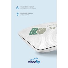 Visco Fly Visco Parçacıklı Klasik Yastık - 57 x 40 x 12  cm  -  1200 gr Iç Dolgulu
