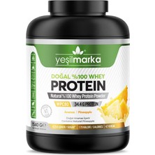 Yeşilmarka Doğal Whey Protein Tozu Ananas 1540 gr