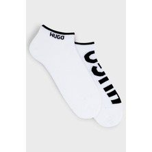 Hugo Logolu Streç Pamuklu 2 Pack Çorap Erkek Çorap 50468111 100