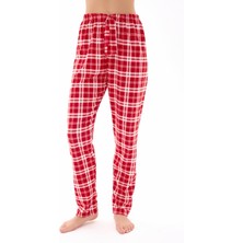 Kadın Desenli Yumuşak Dokulu Örme Süet Kadife Pijama Altı