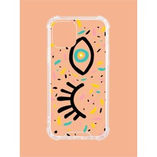 Iphone Se 2020 Uyumlu Renkli Göz Desenli Telefon Kılıfı