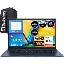 Asus Vivobook 15 X1504VA-NJ123WEP13 I5-1335U 24 GB Ram 1 Tb SSD Windows 11 Home 15.6" Full Hd + Taşınabilir Bilgisayar Elektropasaj Çanta