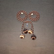 Artamor 4 Toplu Ipek Ip Sarım Fon Tül Kruvaze Perde Tavan Bağlama Aksesuarı