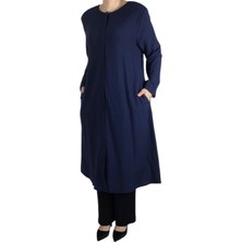 Ece Giyim Kadın Önü Patlı Fermuarlı Gizli Cepli Ince Yazlık Kap