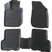 Teamcar Citroen C-Elysee 3D Havuzlu Paspas Siyah Tam Uyumlu 2013-2021